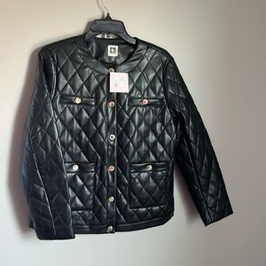 Anne Klein Black Womens Jacket